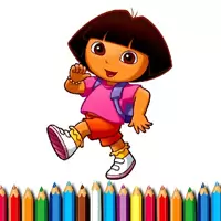 Bts Dora Coloring Book Game