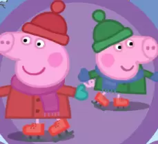 Peppe Pig Ice Skating