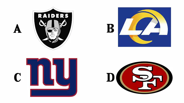 Which of the following options is the San Francisco 49ers logo?