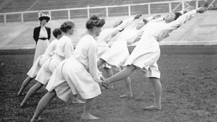 At which Olympic Games did female athletes participate for the first time?