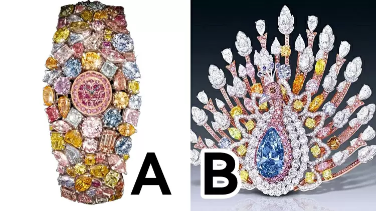 Which jewelry piece do you think is more expensive?