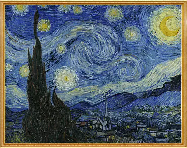 From which country does the painter of "The Starry Night" come from?