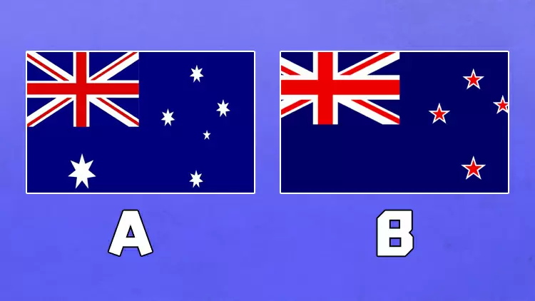 Which flag represents Australia?