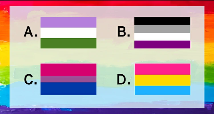 Can you identify the Bisexual Pride Flag from the options below?