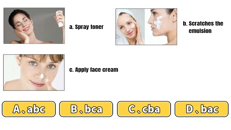 What are the correct steps for skincare for girls?