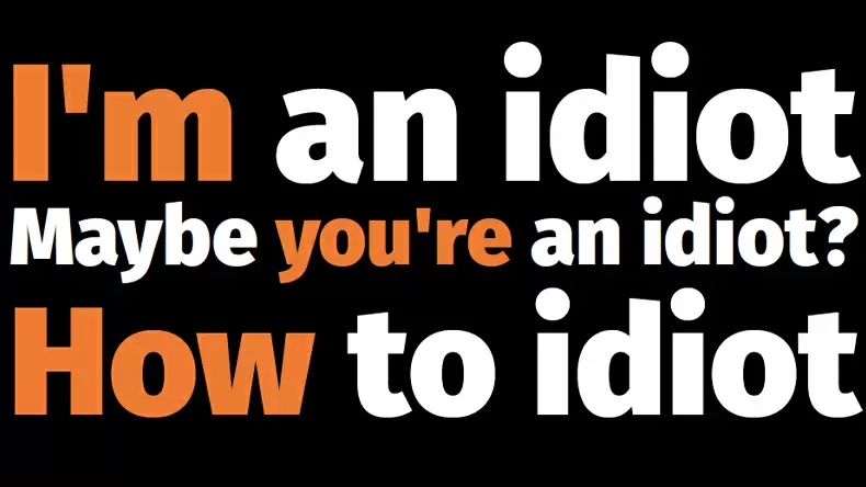Idiot Test: Am I Idiot?