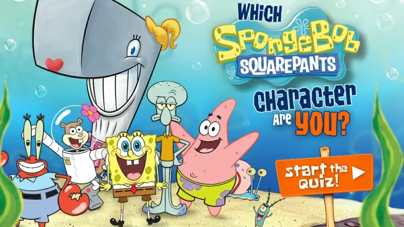 Which SpongeBob SquarePants Character Are You? Quiz