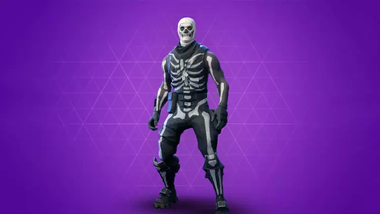 You got the Skull Trooper skin! 