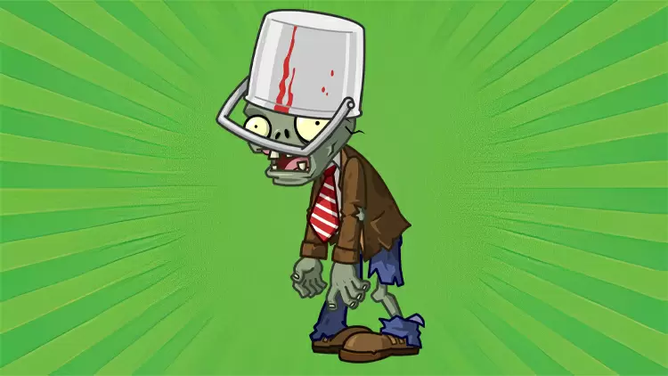 You are the Buckethead zombie! 