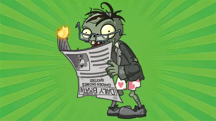 You are the Newspaper zombie!