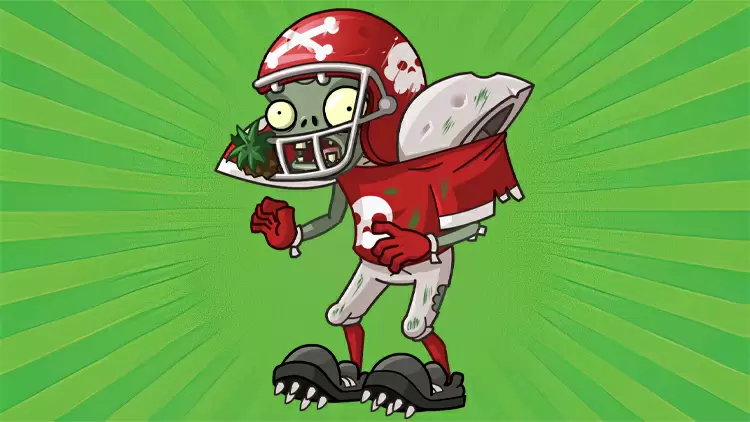 You are the Football zombie! 