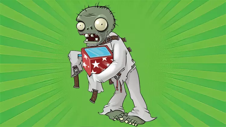 You are the Jack-in-the-box zombie! 