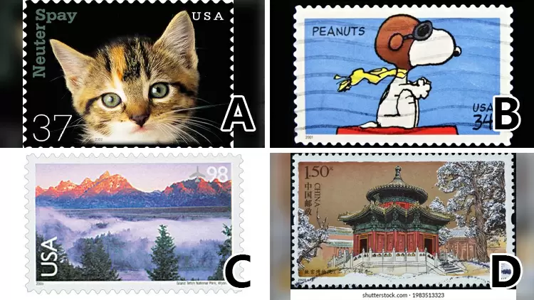 If you were to write a letter, what stamp would you choose?