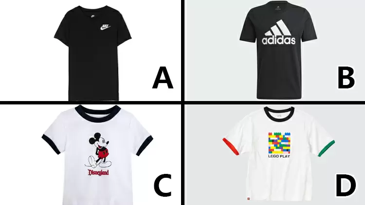If you were to wear a T-shirt to school, which classic pattern would you choose?