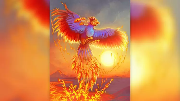 Fiery and resilient—you're most like a phoenix. 