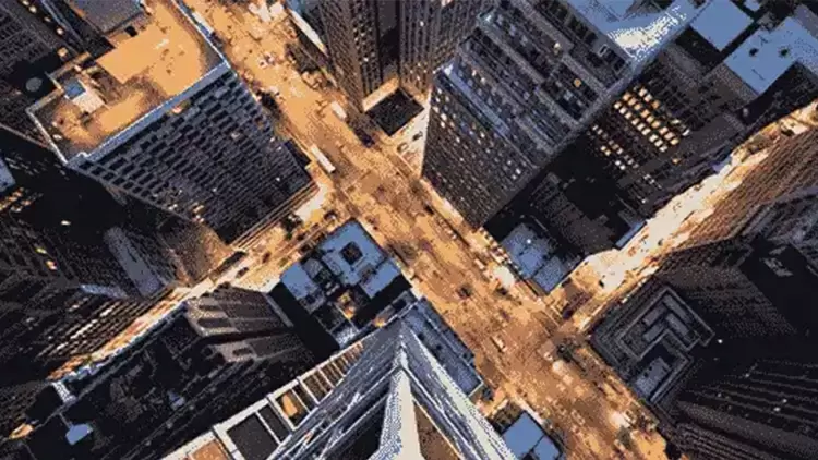 How high do you think the camera was at the time of taking this photo?