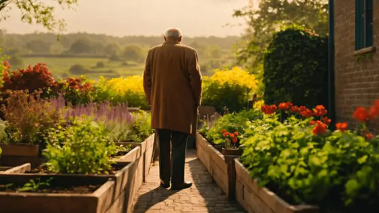 As you are about to leave the garden, you encounter an elderly man claiming to be the guardian of the garden. He talks to you and asks about your feelings regarding the garden. You would: