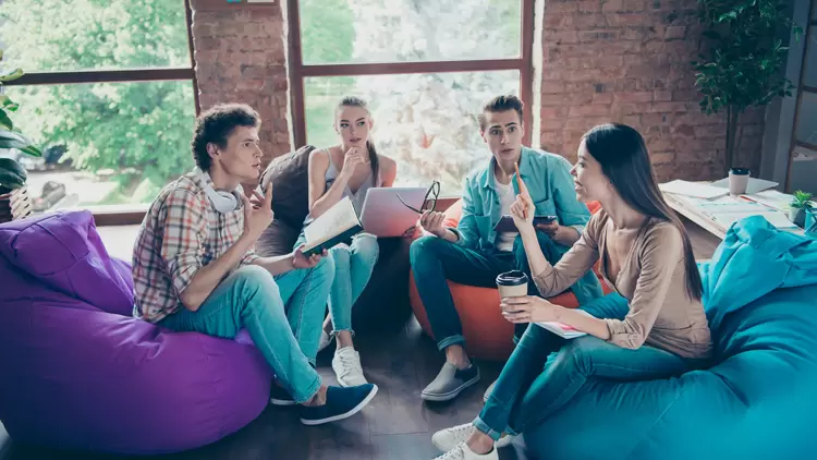 In a group discussing sex, you feel...