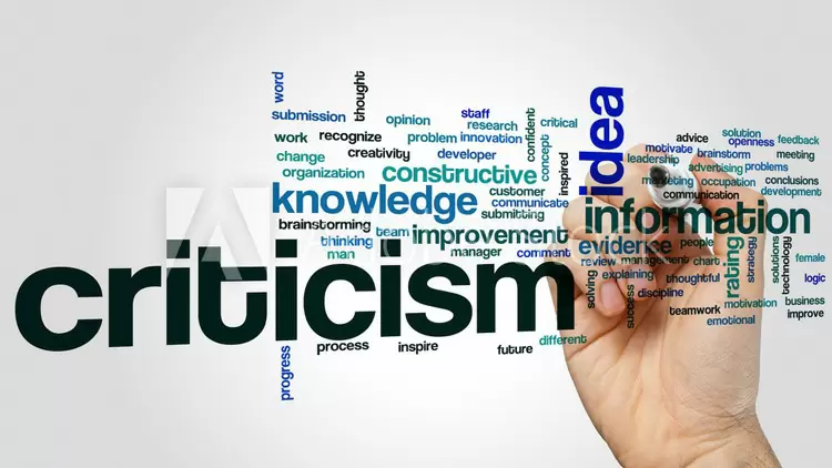  I do not tolerate criticism