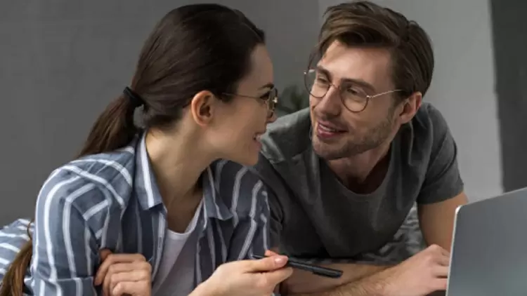 How long does he hold eye contact?