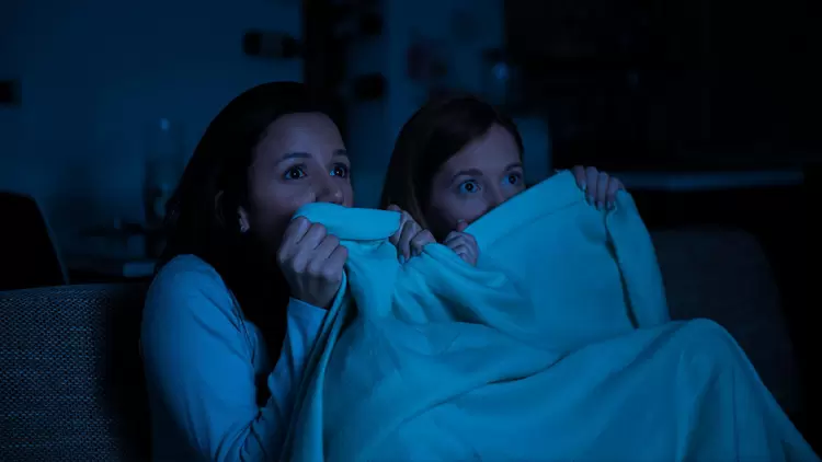 How do you usually react after watching horror movies?