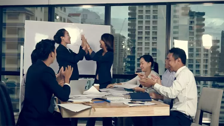 When you complete a project or task, you think first of: