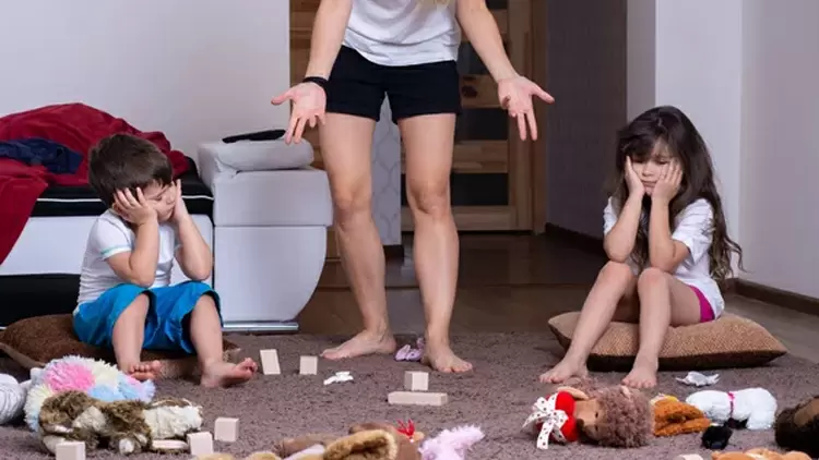 You've just cleaned the room, and the kids immediately scatter toys everywhere.