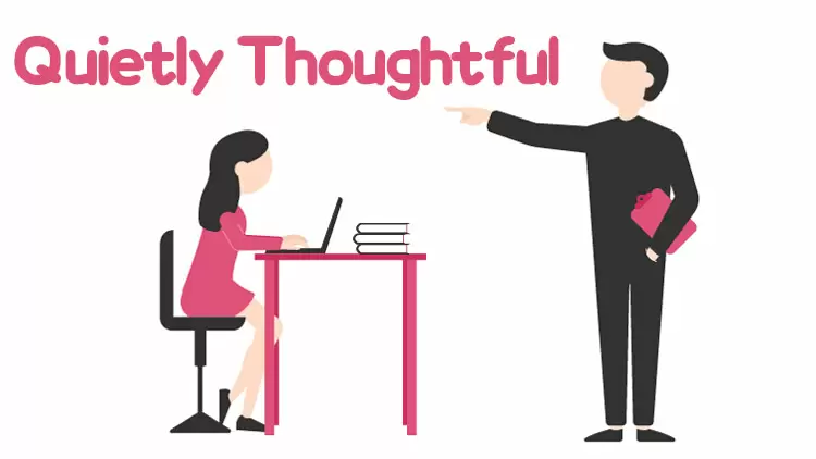 Quietly Thoughtful Personality