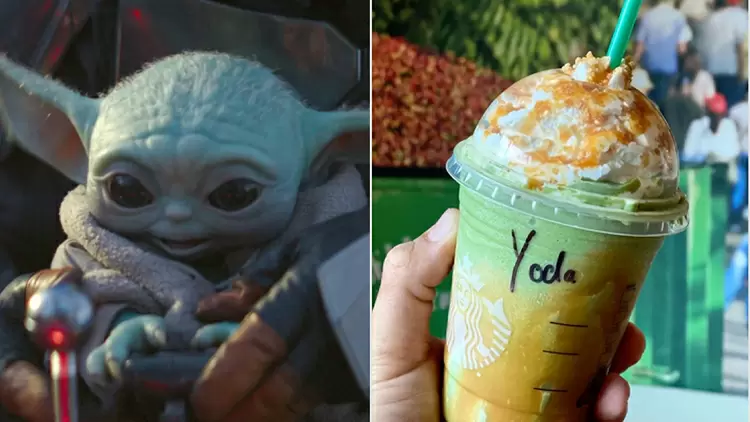 Baby Yoda Frappuccino