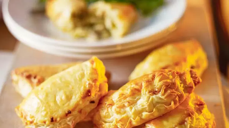 Turkey, sprout, and stuffing pasty