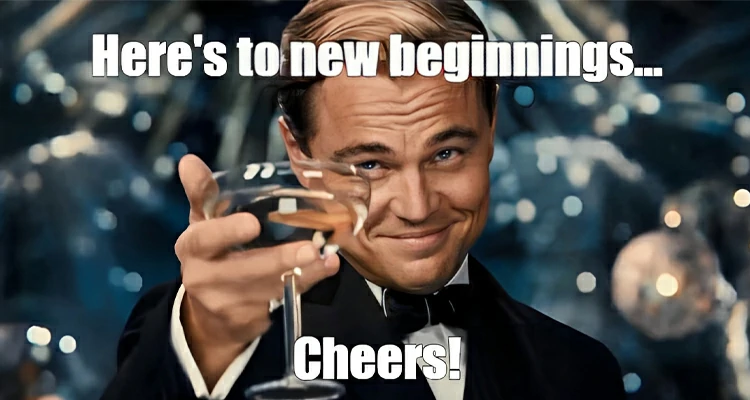 Here's to the new beginnings of 2023.