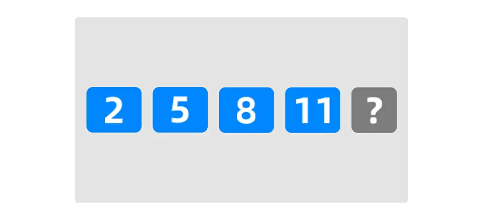 Choose the missing number