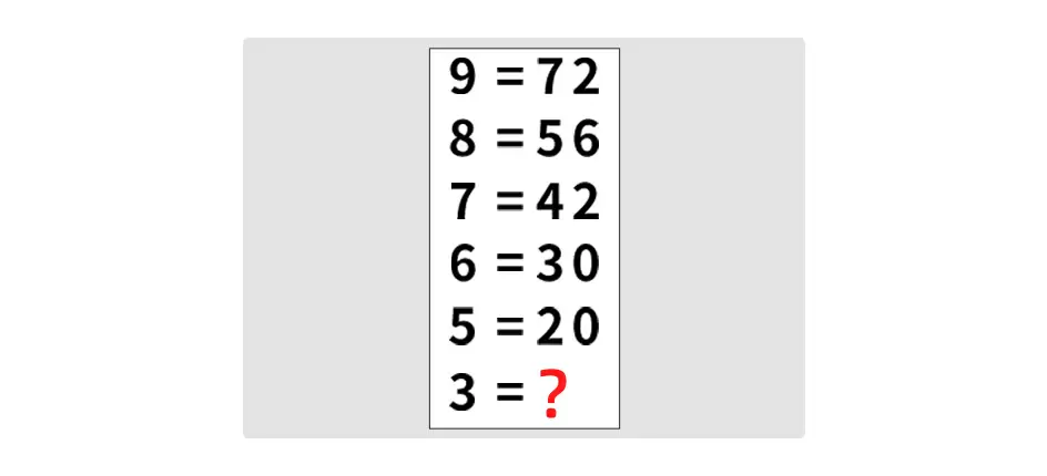 Choose the missing number