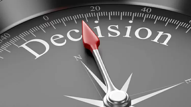 I can make decisions about where to go or what to do.  